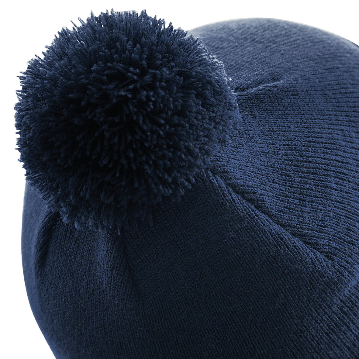 GARFORTH TOWN - Navy Pom Pom Beanie - Image 2