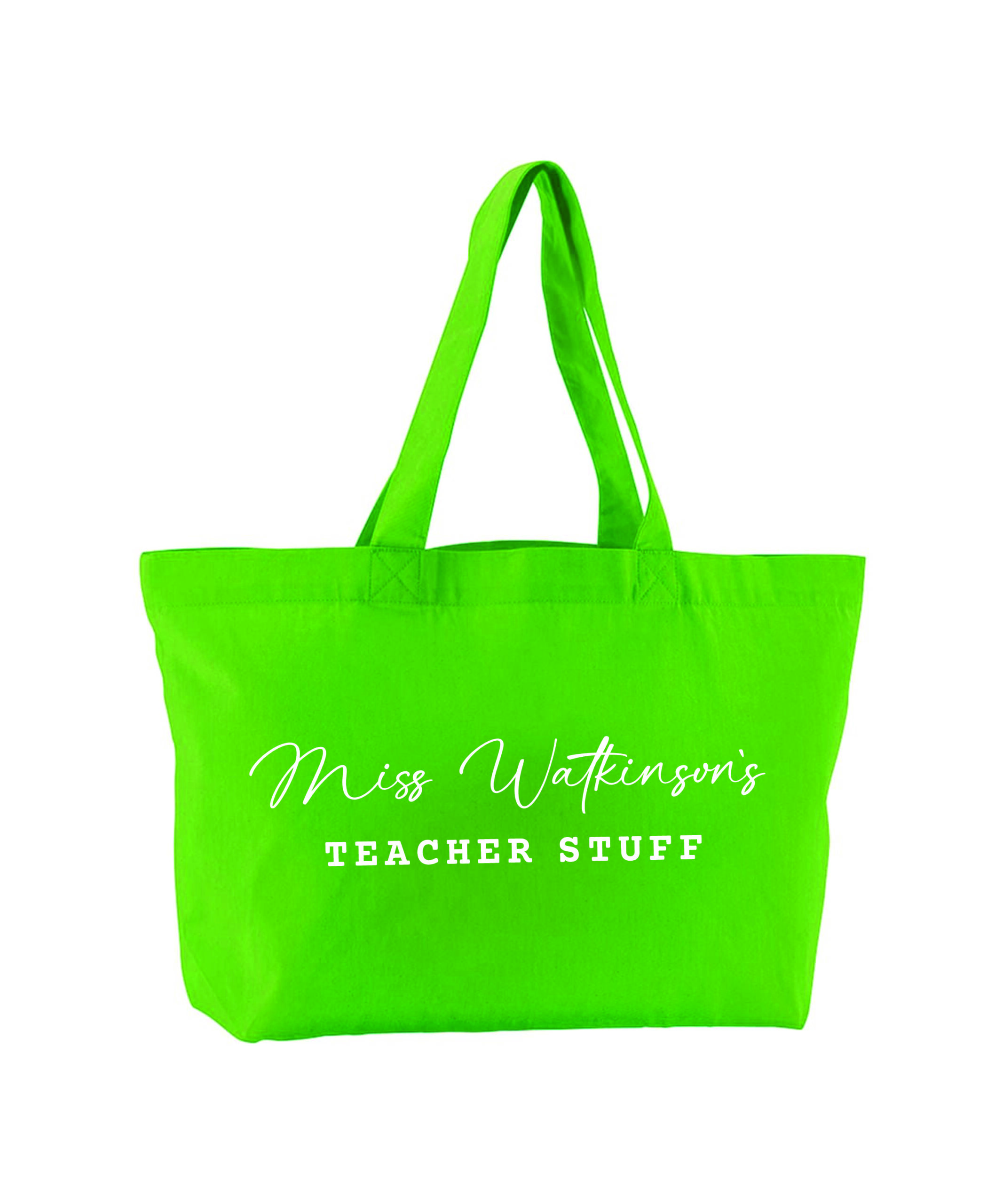 Personalised Large Teacher Tote Bag - Image 6