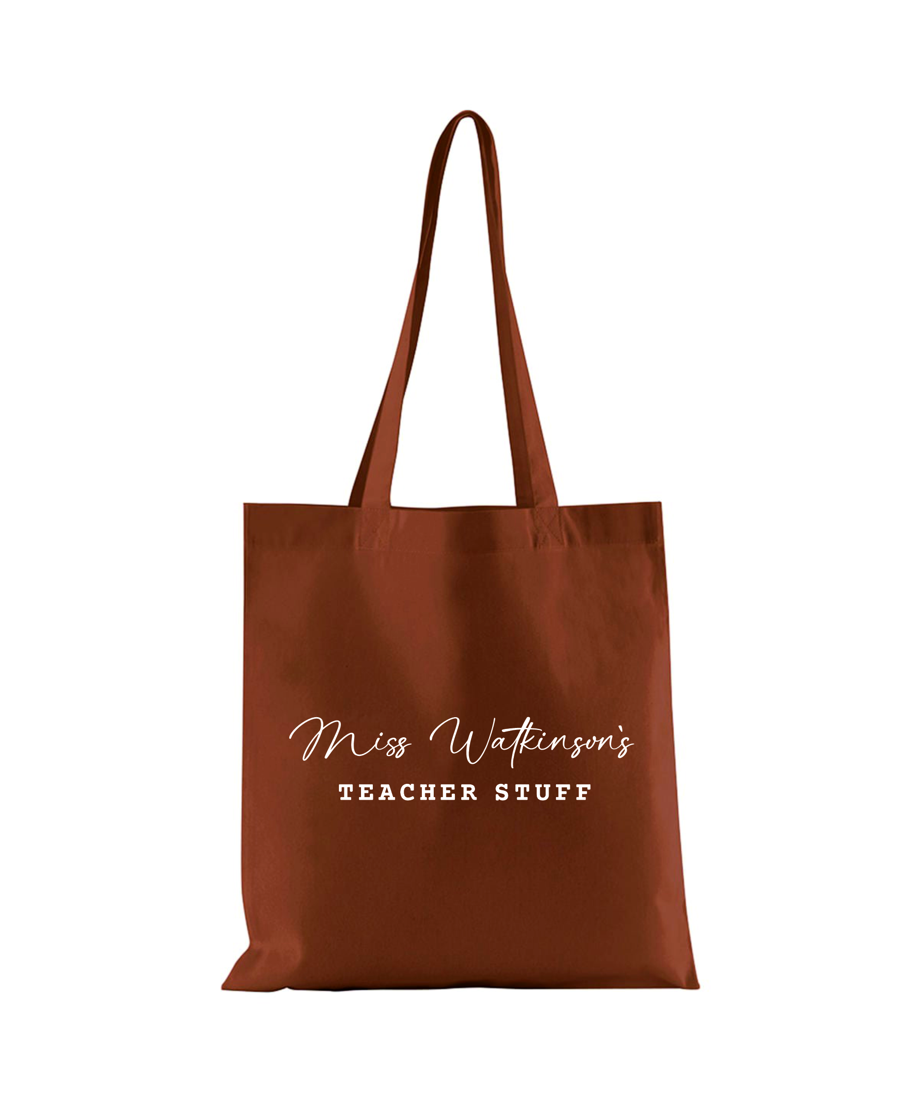 Personalised Teacher Tote Bag
